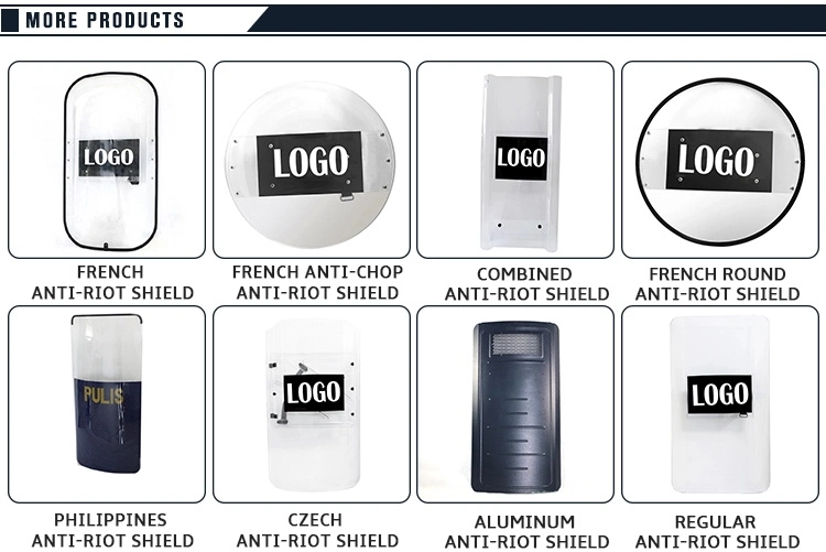 Rectangular Polycarbonate Anti Riot Shield for Security