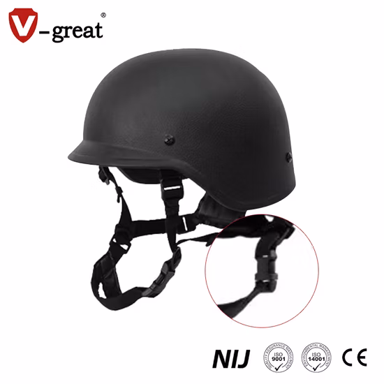 Materiale Nij Level Iiia III IV PE realizzato con casco in fibra antiproiettile, balistico e antiproiettile